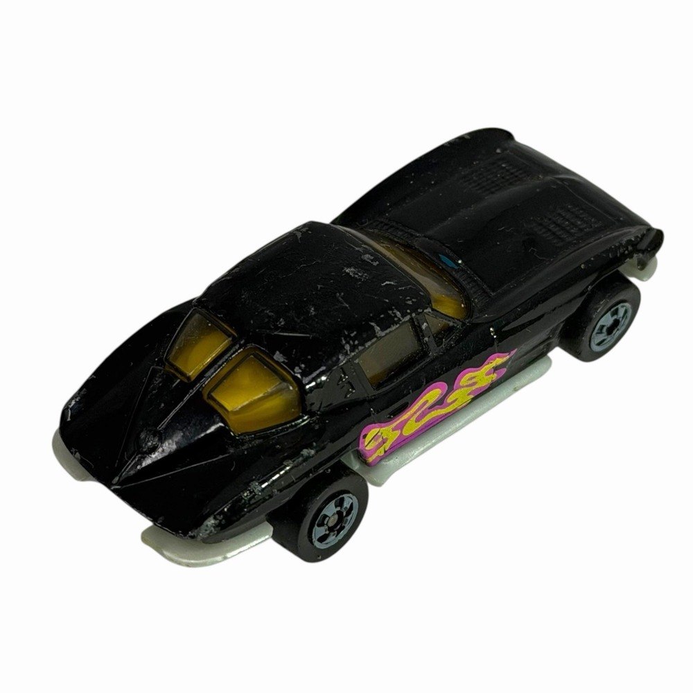 1979 Hot Wheels '63 Chevy‎ Corvette Stingray Split Window Black Diecast - Picture 5 of 13